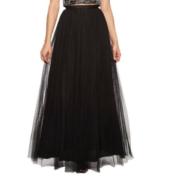 Adrianna Papell Mesh Maxi Skirt - Picture 2 of 3